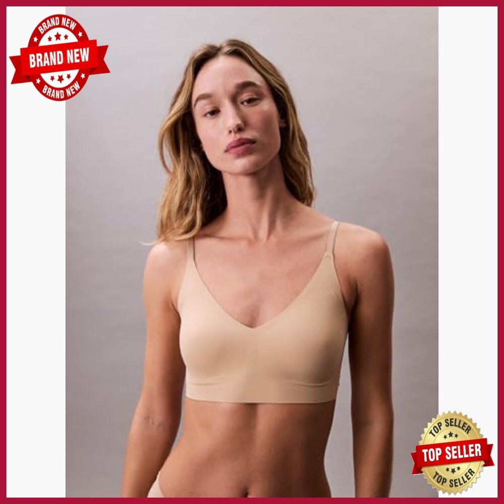 Lightly Lined Seamless Wireless Triangle Bralette… - image 2